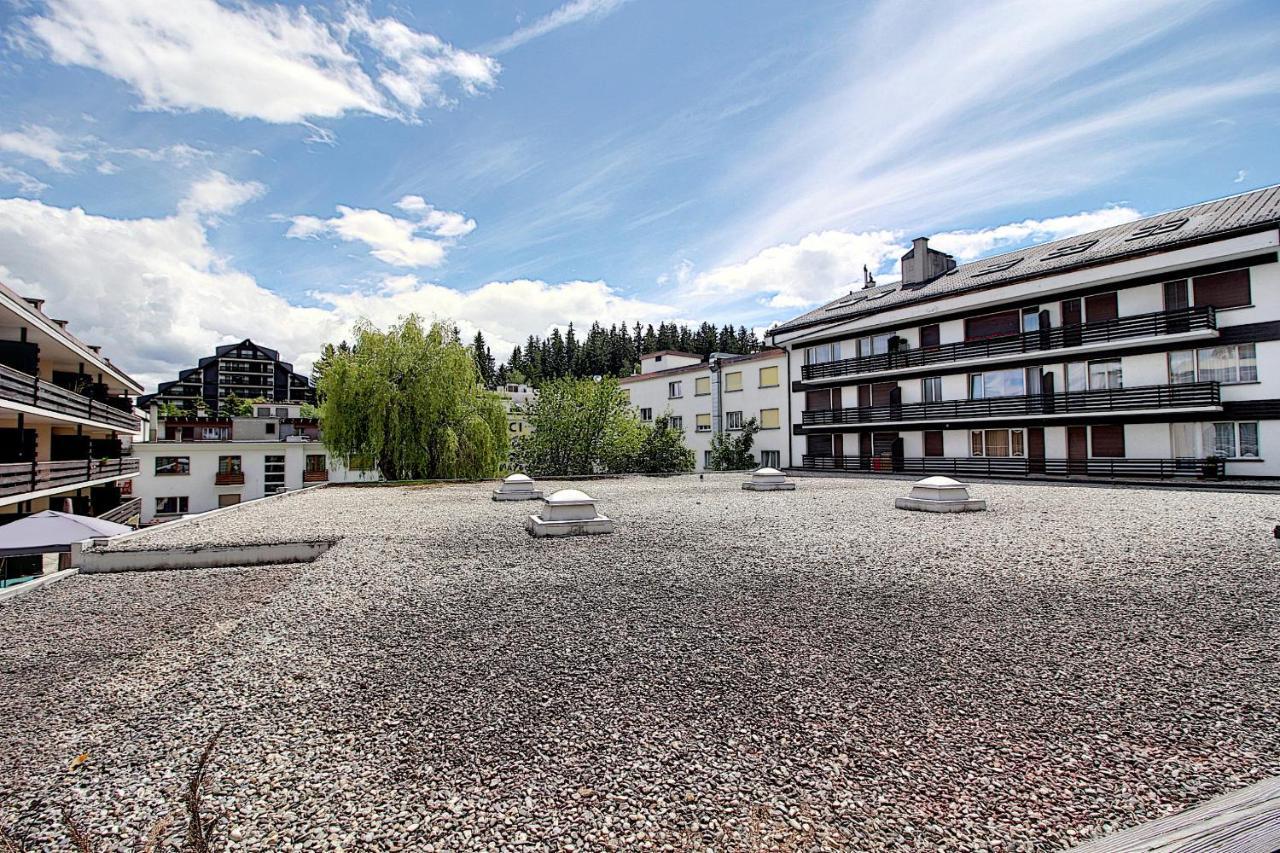 Plein Coeur De Montana Avec Parking Au Pied Du Ski-Lift! Apartment Кранс Монтана Екстериор снимка